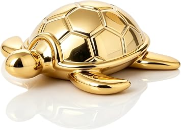 4 Inch Gold Turtle Figurine Decorative Paperweight