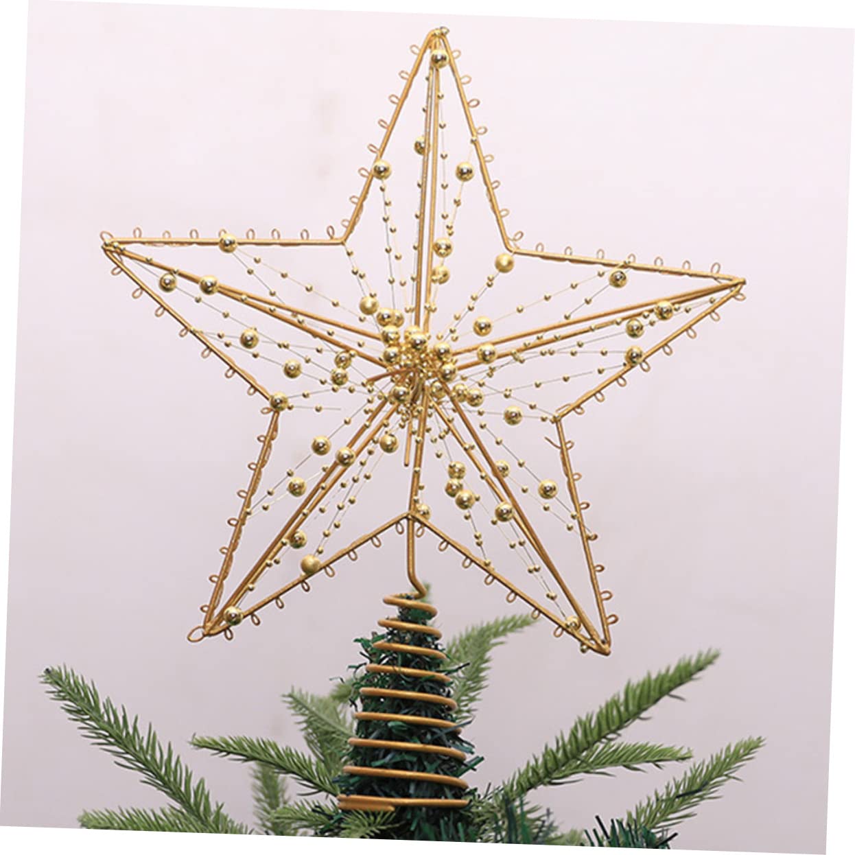 4 Pz Stella Superiore Dell'albero Puntale Per Albero a Forma Di Stella Ornamento Dell'albero Di Natale Cappello o Di Natale Ornamento a Di TOPBATHY