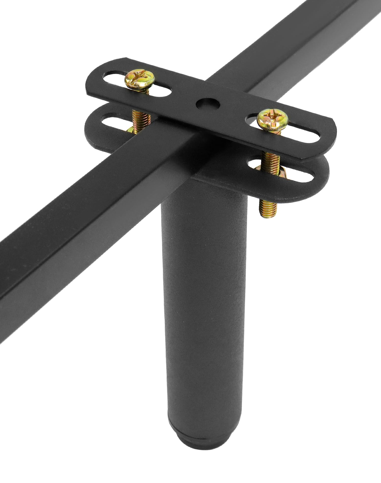 QWORK 4-Pack Steel Adjustable Height Bed Frame Support Legs, 7.08