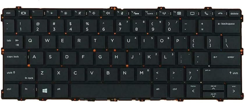 Replacement US Keyboard for HP EliteBook X360 1030 G2 1030 G3 1030 G4 Laptop Backlight No Frame