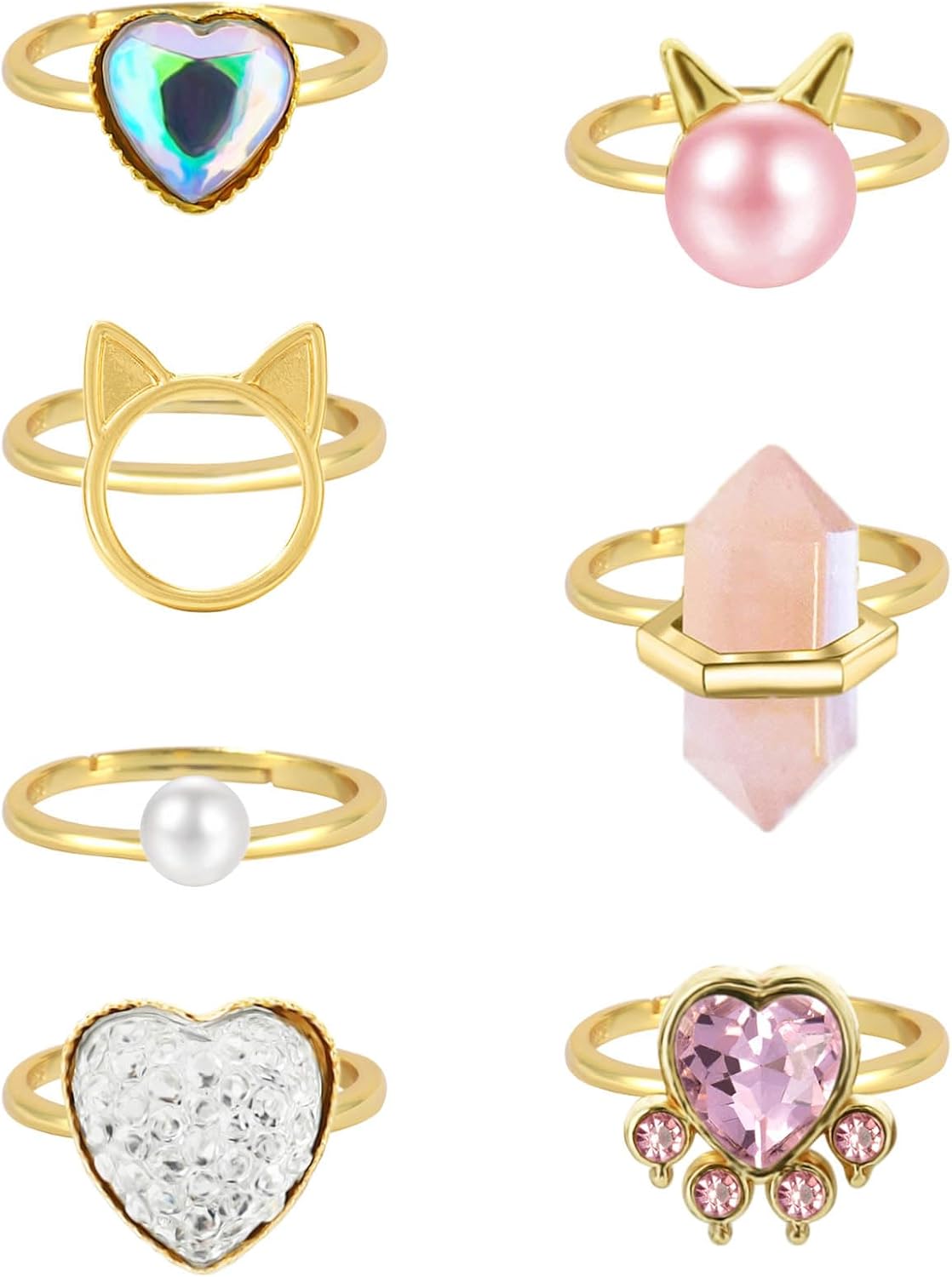 NEWITIN Pieces-100 Pieces Cute Rings for Girls Jamaica Ubuy