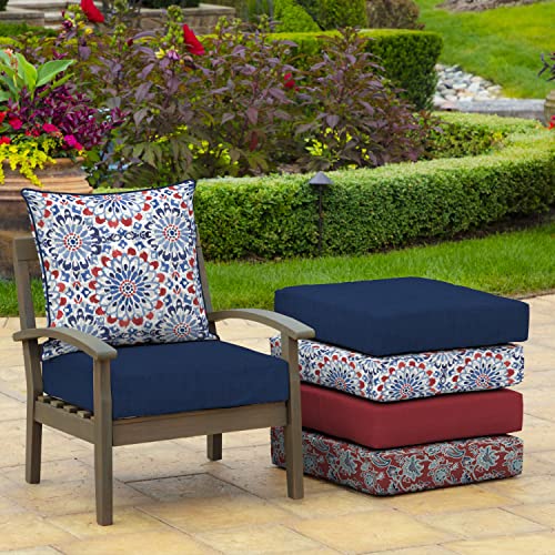 Image of Arden Outdoor Deep Seat Cushion Set, 4-Pack, 22x24, Clark Blue