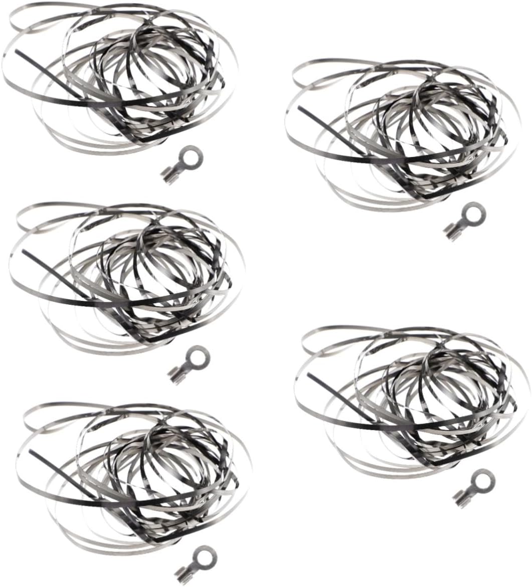 LIFKOME 5pcs Sealing Machine Heating Strips Replacement Heating Elements for Hand Pressure Vacuum Sealers Easy Installation Stable Performance for Food Storage and Sealing Tasks