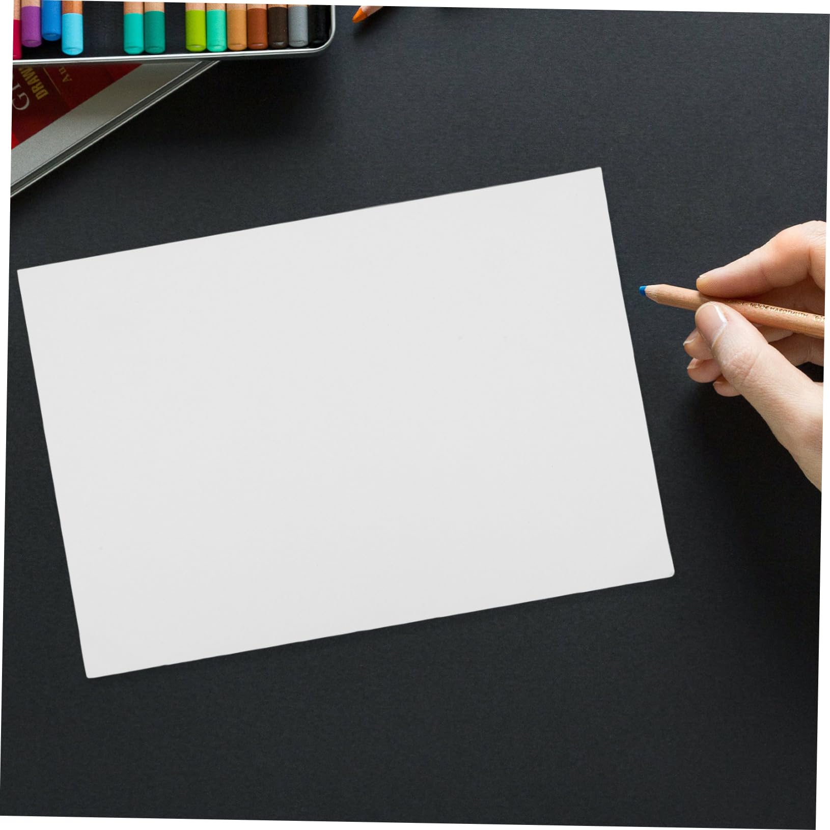 Papel de Dibujo Blanco A4 100 Hojas para Niños y Estudiantes