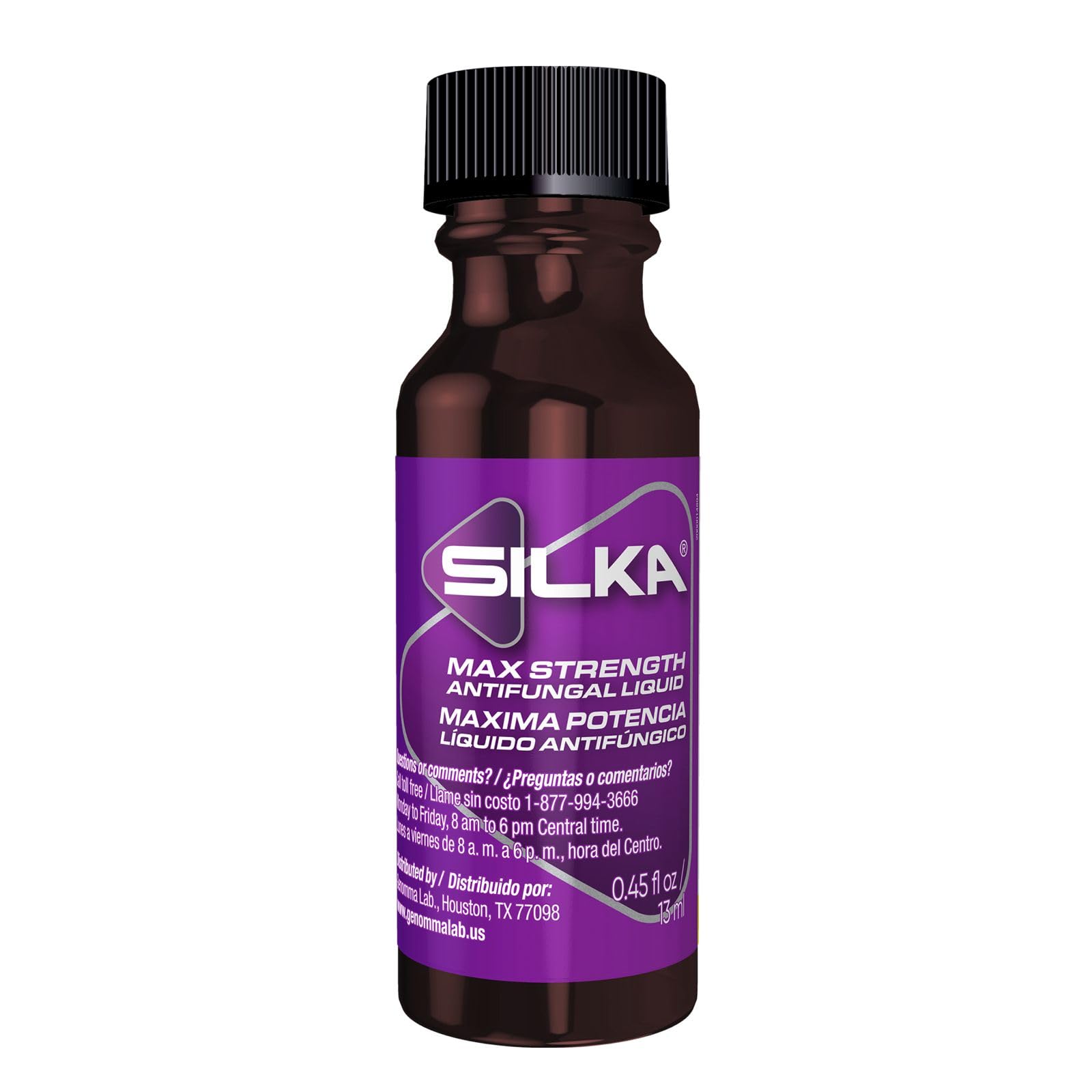 SILKA Max Strength Antifungal Liquid for Toenail Health with Brush Applicator, Results in 1 Week, Nail Fungus Treatment for Damaged Toenails, Athlete's Foot Treatment, Tolnaftate 1% 0.45 Fl Oz — Amazon image 14