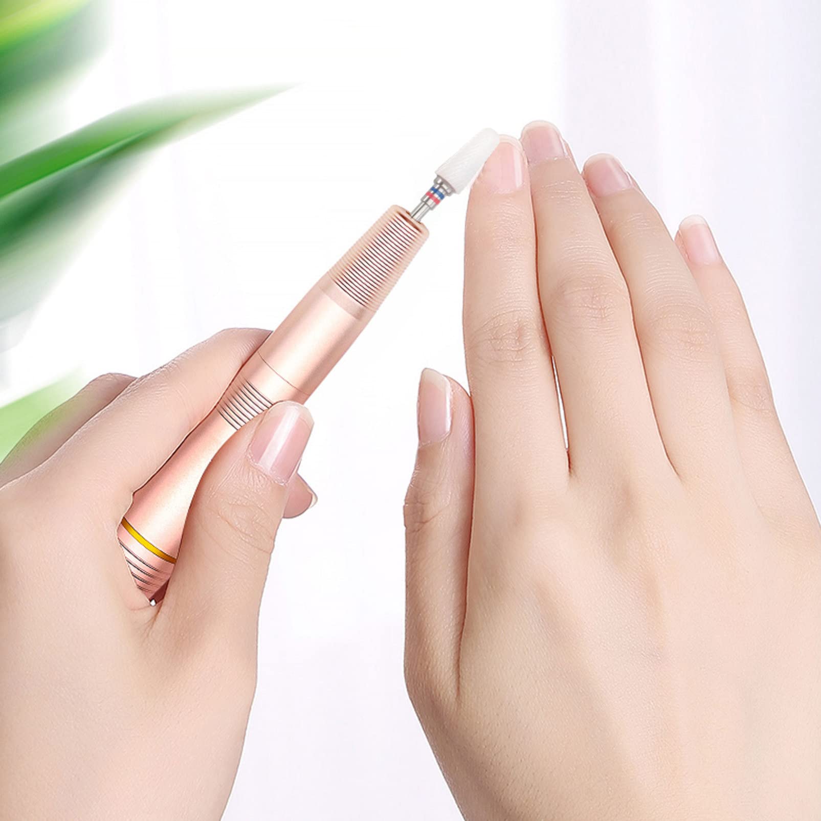 minkissy 10piezas Cabezal Lijado De Cerámica Para Brocas De Uñas Accesorios Para Manicura Color Aleatorio Compatible La Mayoría De Taladros De Uñas