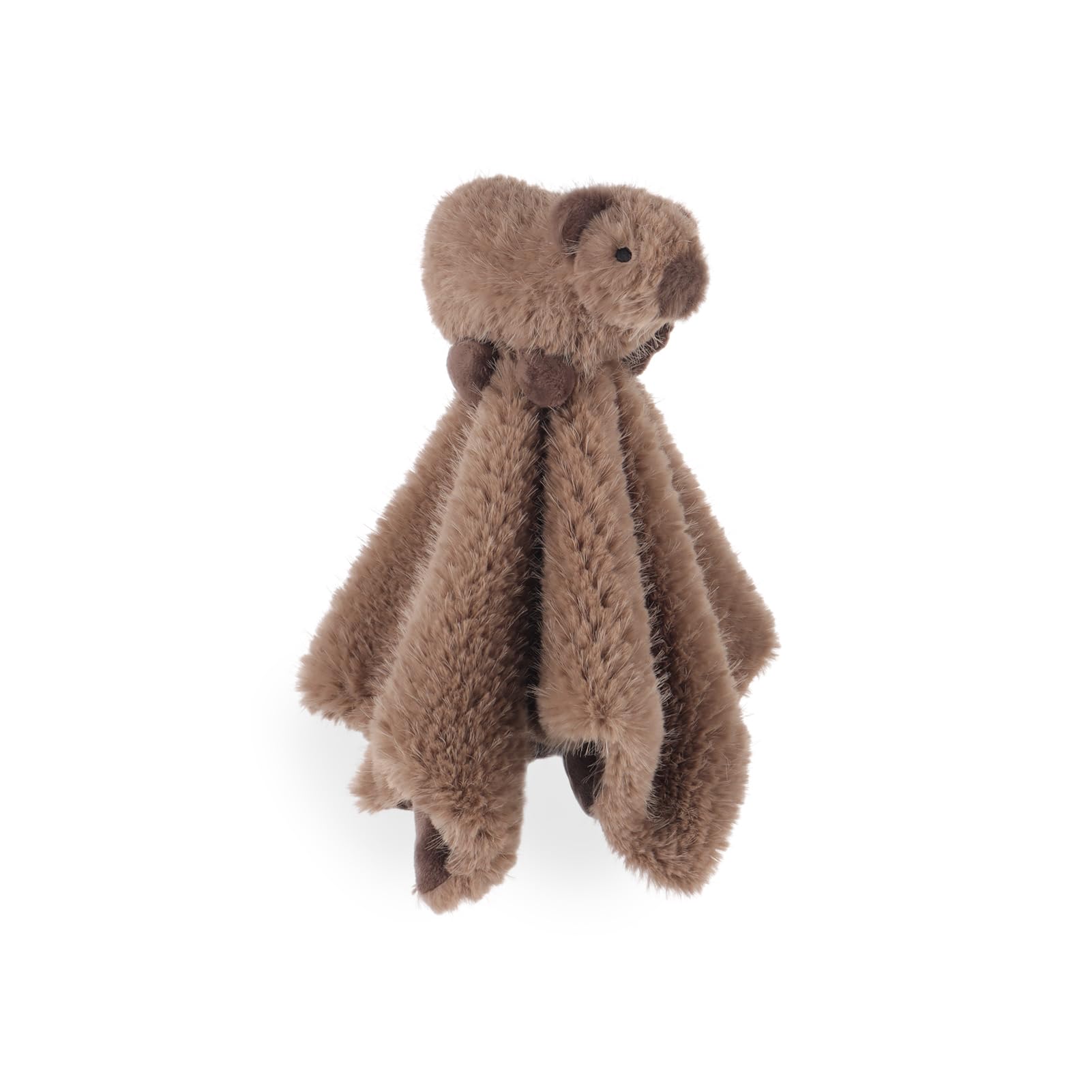 Apricot Lamb Capybara Cute Comforter Soft Loveys for Baby Boy and Girl, Security Blanket for Babies, Infant and Toddlers, Brown