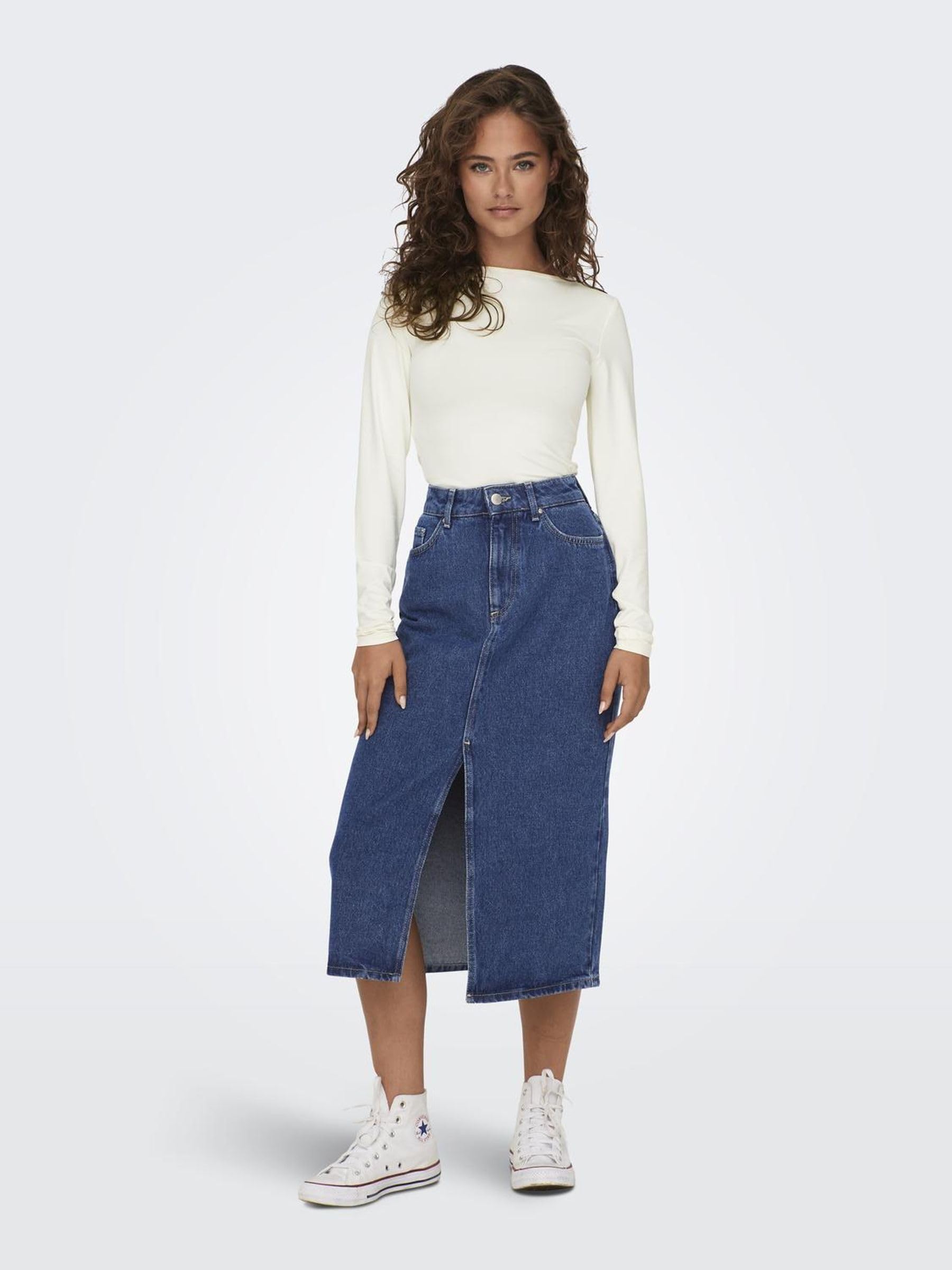 ONLY Jupe en Denim ONLBIANCA Jupe en Denim