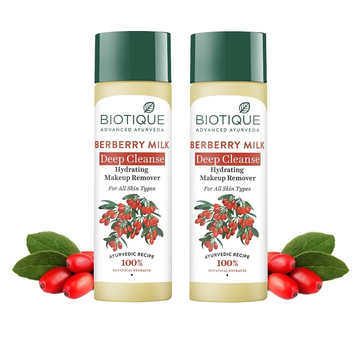 Biotique Bio Berberry Hydrating Cleanser For All Skin Types, 120Ml (Pack Of 2)
