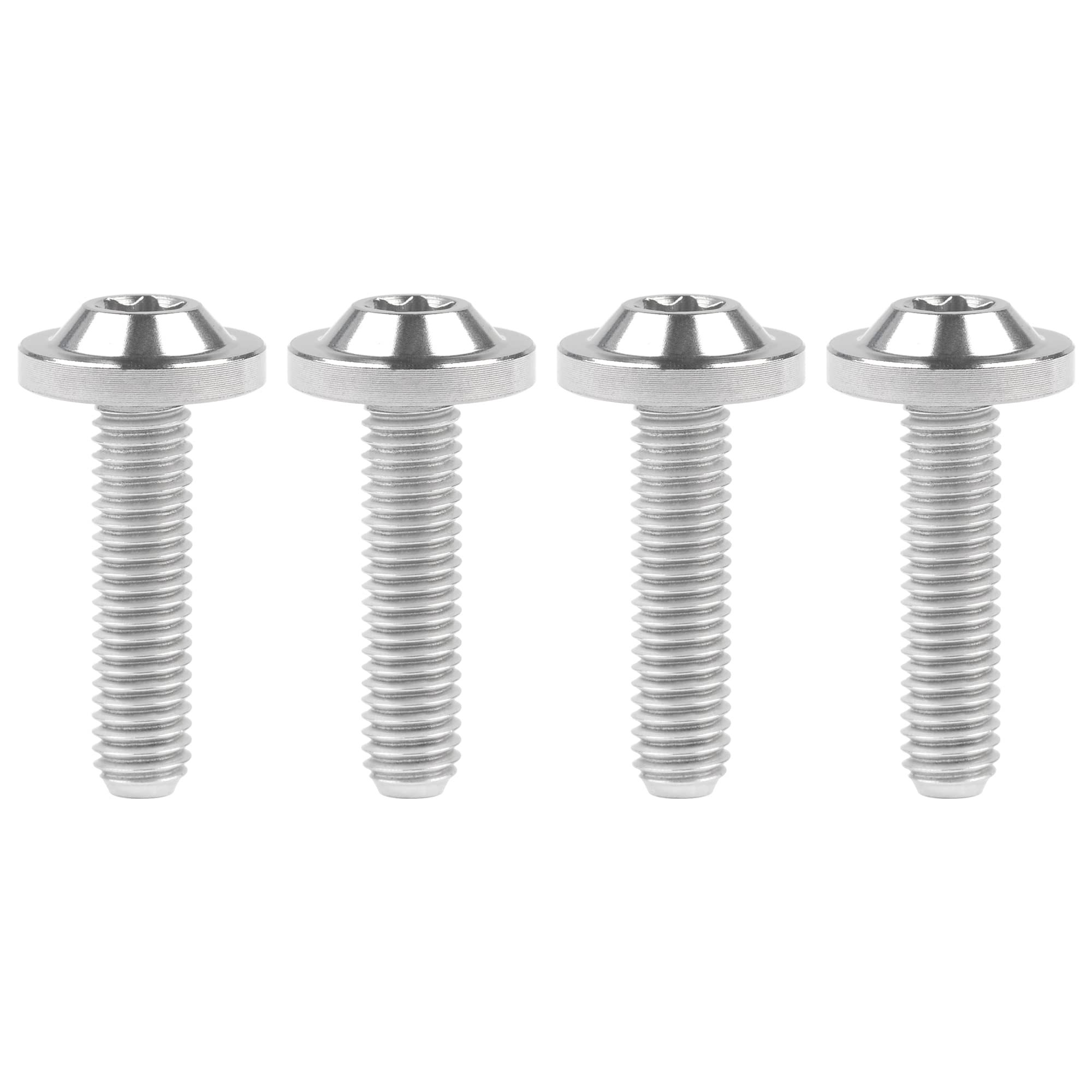 Tornillo de titanio M5x20mm de cabeza botón Torx para moto 8