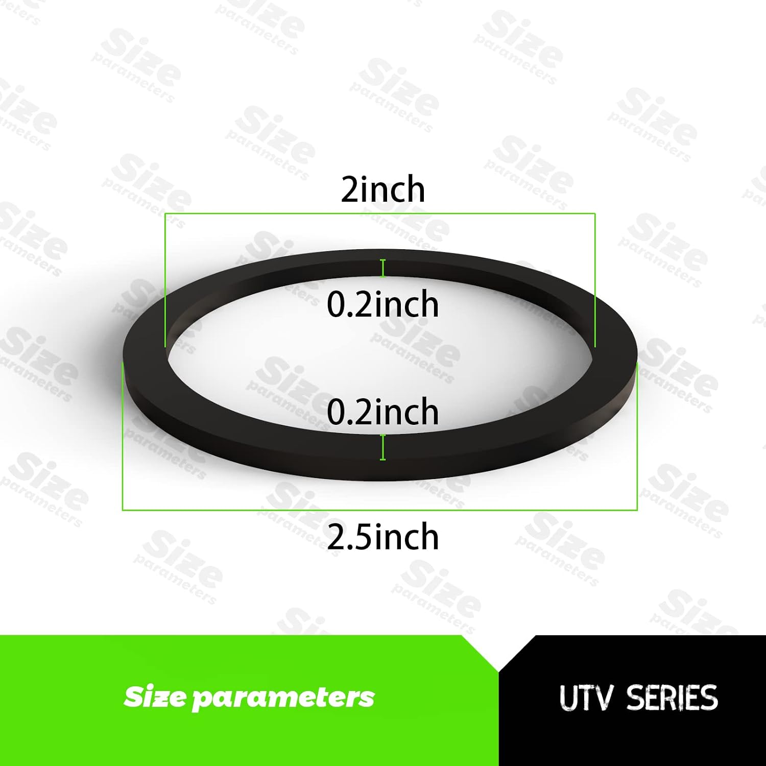 Silent Crossover Rings compatible with Kawasaki KRX 1000,Resistant to vibration and silence.