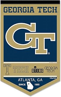 Georgia Tech Yellow Jackets Heritage History Banner Pennant