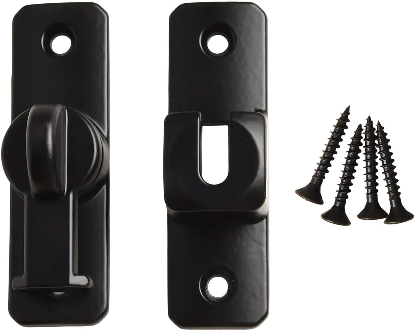 Zinc Alloy Sliding Door Latch 90 180 Degree Flip Lock for Home Security Window Cabinet Furniture for Easy Install Anti Theft Hardware