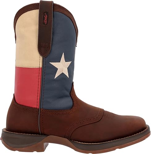 Miniatura 7 de Durango DB4446 Western - Botas de meter con bandera de 11 pulgadas para hombre, Marrón