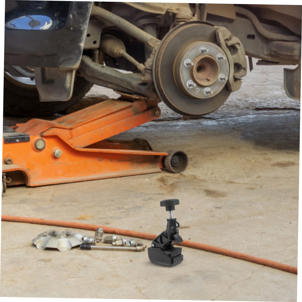 Kit Cambio Pneumatici 2 Pezzi in Plastica Nero per Auto | Smontagomme Manuale, Uso Officina o Interventi Mobili, Formato Compatto e Leggero