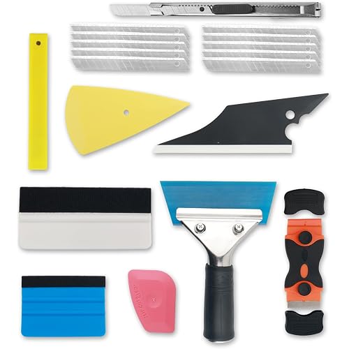 18PCS Car Window Tint Kit,Car Wrap Vinyl Installation Tools Car Wrap Vinyl