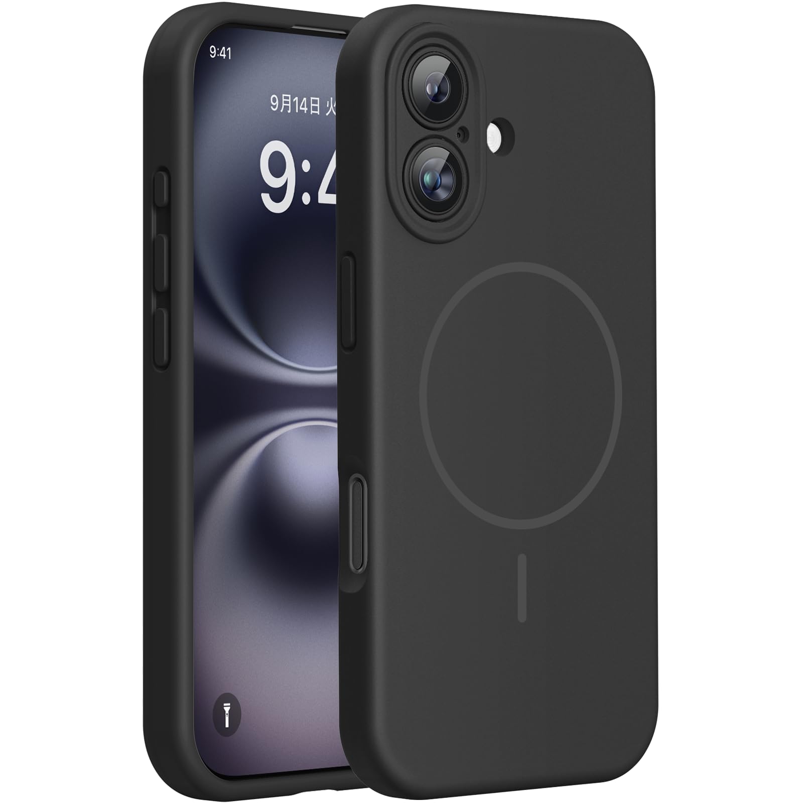 Miracase iPhone 16 用 ケース MagSafe対応 シリコン…