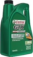 Vista 7 de Castrol Aceite de motor de mezcla sintética GTX High Mileage 10W-40, 5 cuartos de galón, paquete de 2