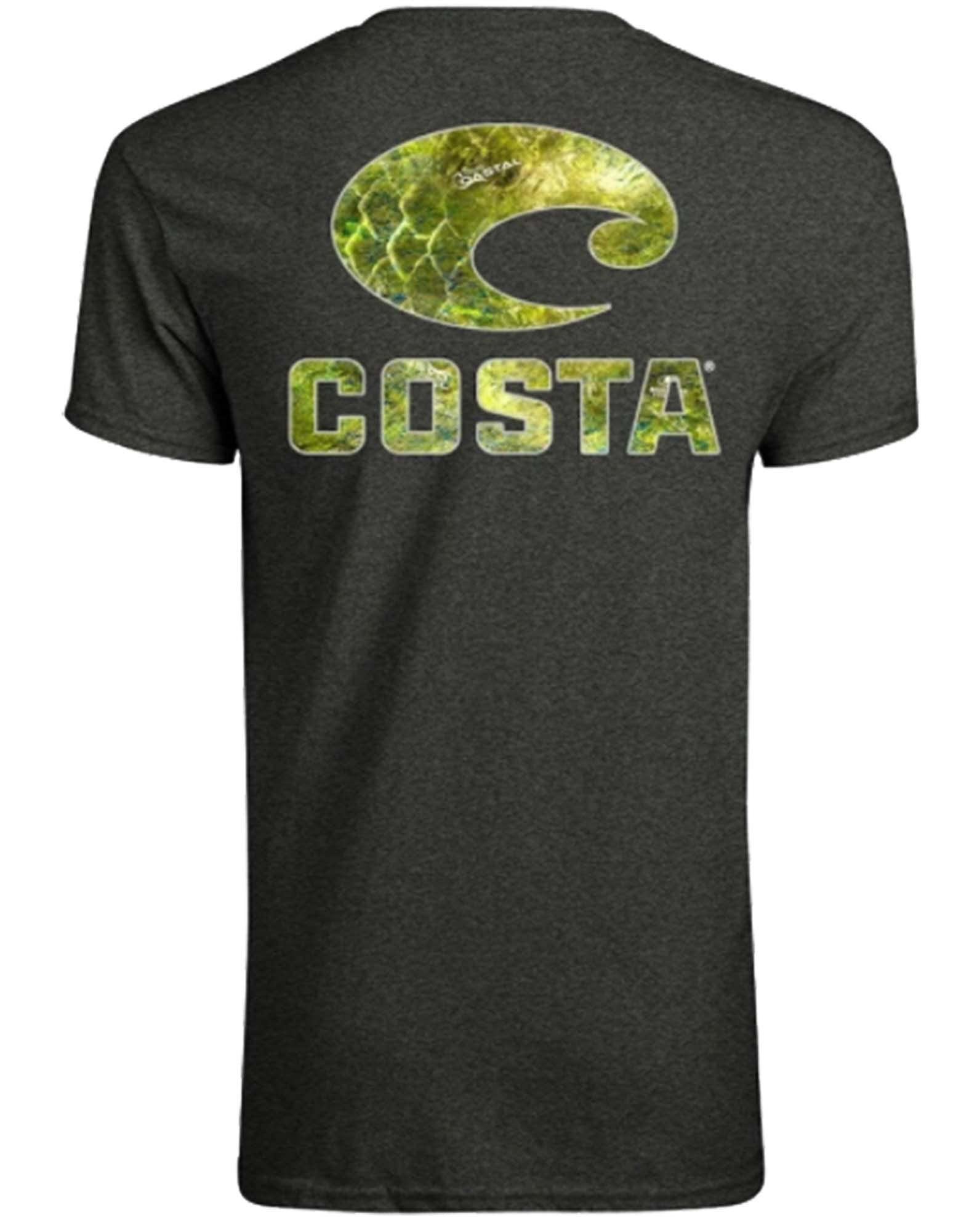 Costa Del Mar Men's Mossy Oak Coastal Short Sleeve Crewneck T-Shirt