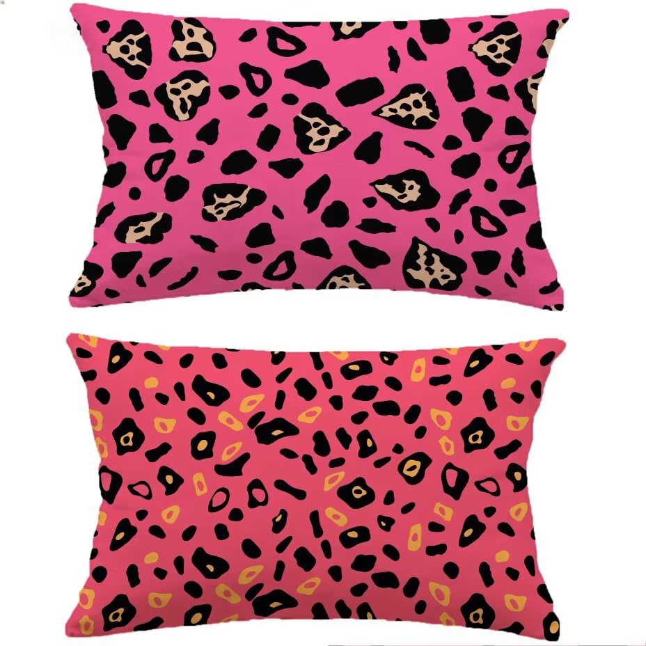 Coussin de Jardin Léopard 40x80 cm | Sublimez votre Salon de Jardin avec ce Lot de 2