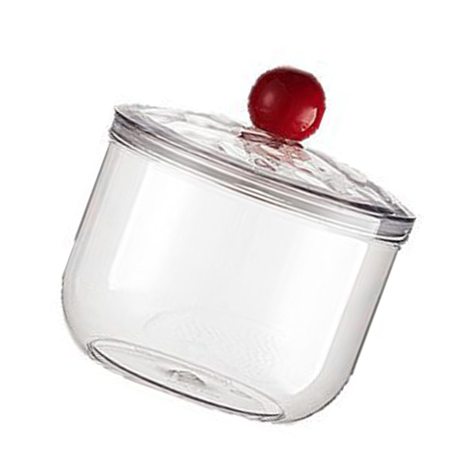 Msioytog 900ml Desk Candy Dispenser Kitchen Counter Cookie Canister with Leakproof Covers Dry Goods Storage Jar Kitchen Counter Storage Jar