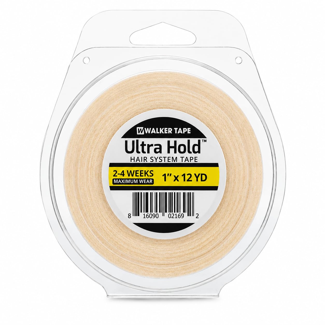 Walker Tape Hold Hair Extension Tape Roll 1" x 12 Yard 36 Foot (Pack of 1)