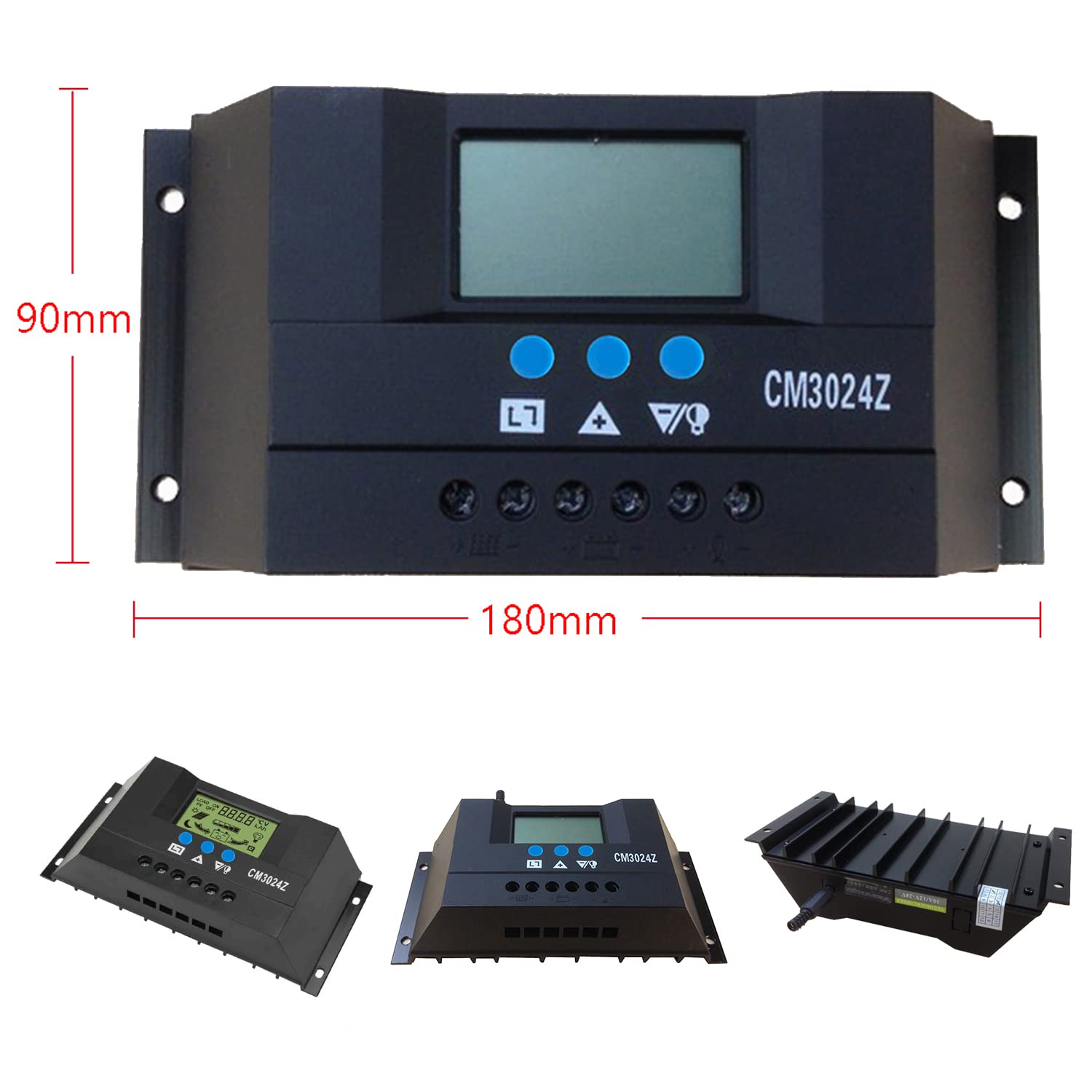 Walfront 30A 12 V/24 V/36 V/48 V Solar Laadregelaar voor Verscheidenheid Batterijen BSC3048 Opladen Controle Intelligente Regulator
