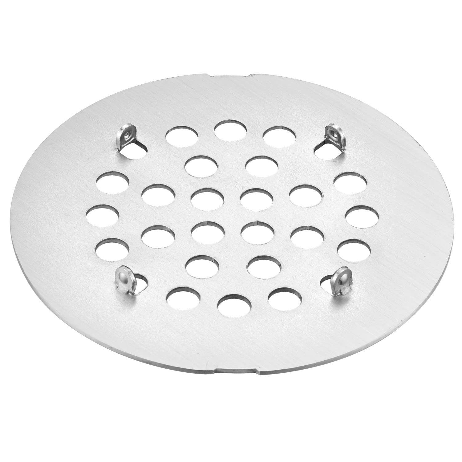 Bropury 4.25-Inch Snap-in Shower Drain Cover - Stainless Steel Replacement Grate For Shower Stall