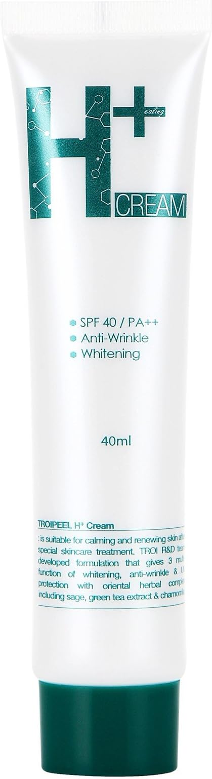 [TroiPeel] H+ Cream 40ml SPF 40, PA ++ extract calm, for skin recovery. Regenerating Cream