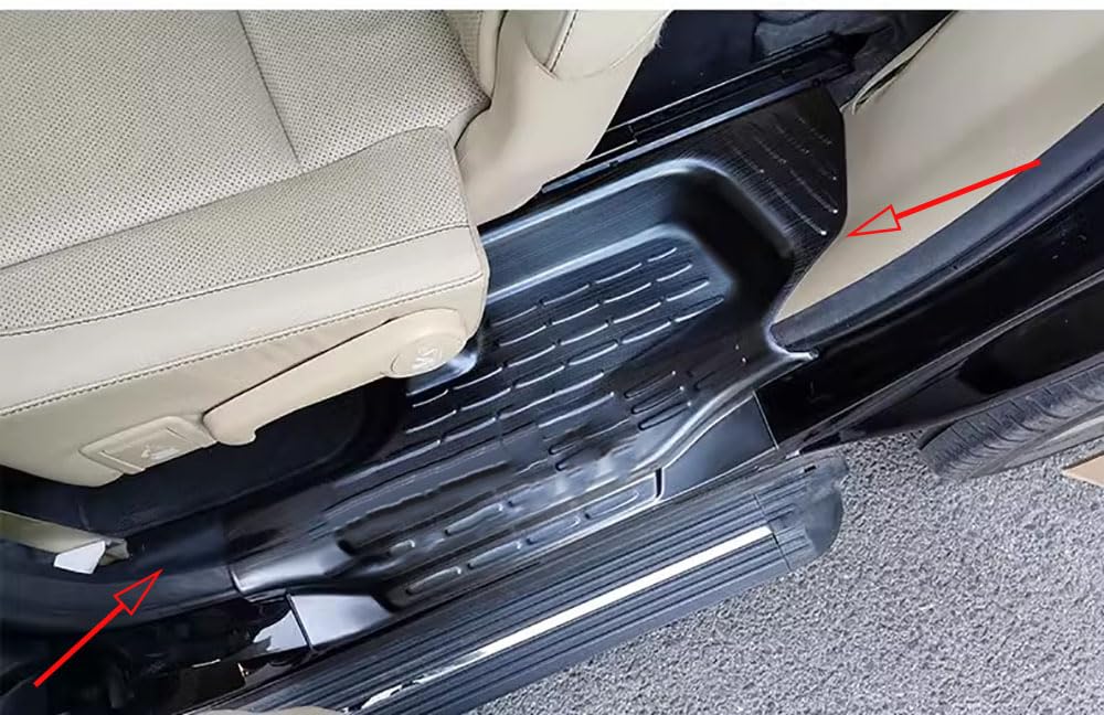 Car Accessories Inner Door Sill Protector Cover Compatible with Toyota Highlander 2015-2018 Door Entry Guard Plate Sticker Stainless — view 2