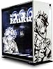My Hero Academia Anime Sticker for PC Case, Cartoon Decor ATX Mid Tower Computer Chassis, Waterproof and Easy Peel Off Style Black and White