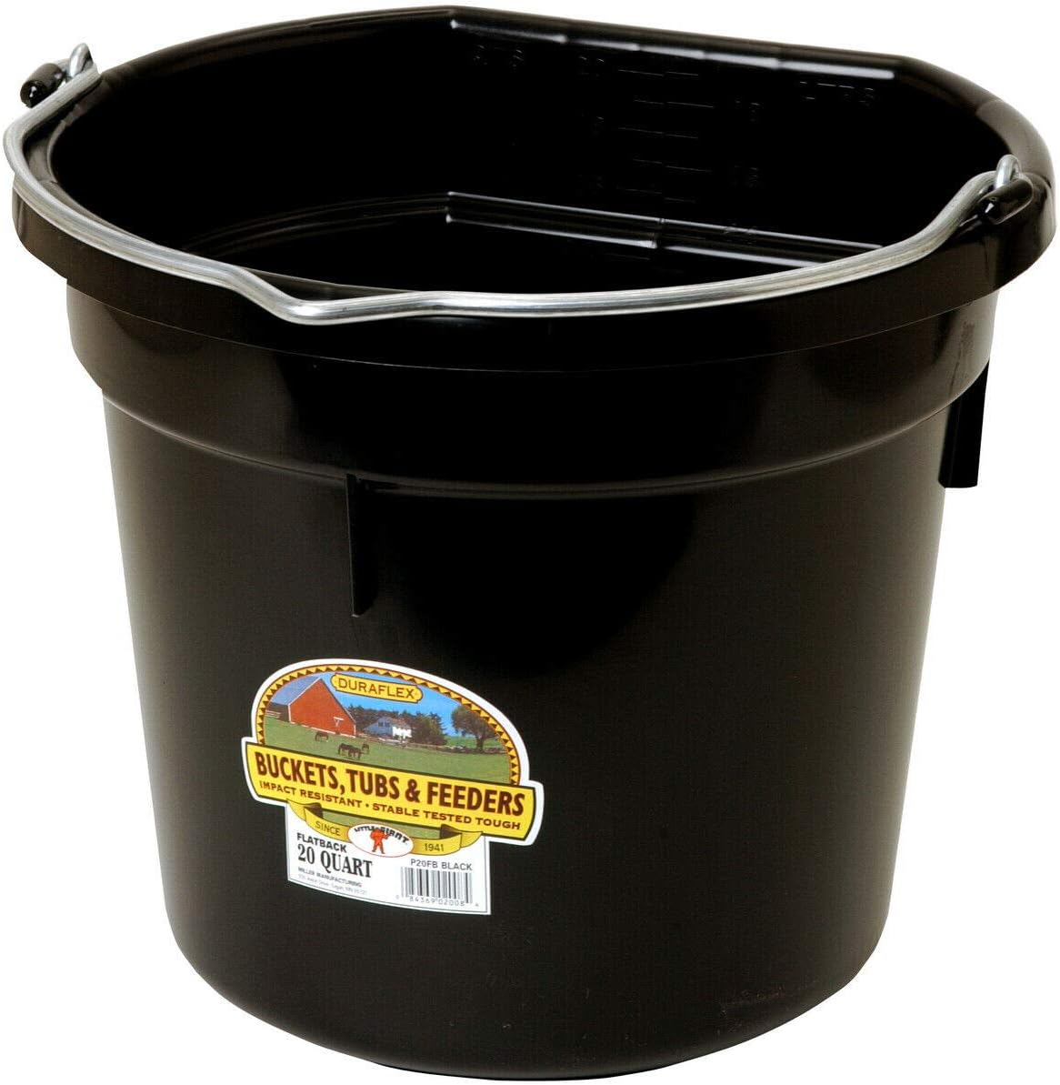 Miller Manufacturing Flat Plastic Bucket