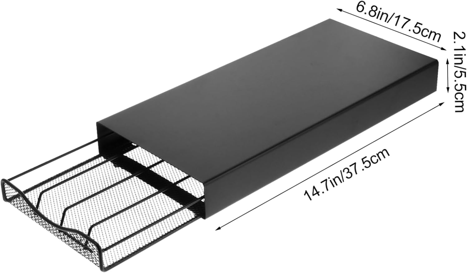 40-cap Holder Organizing Drawer Coffee Storage Metal Capsule Storage Box