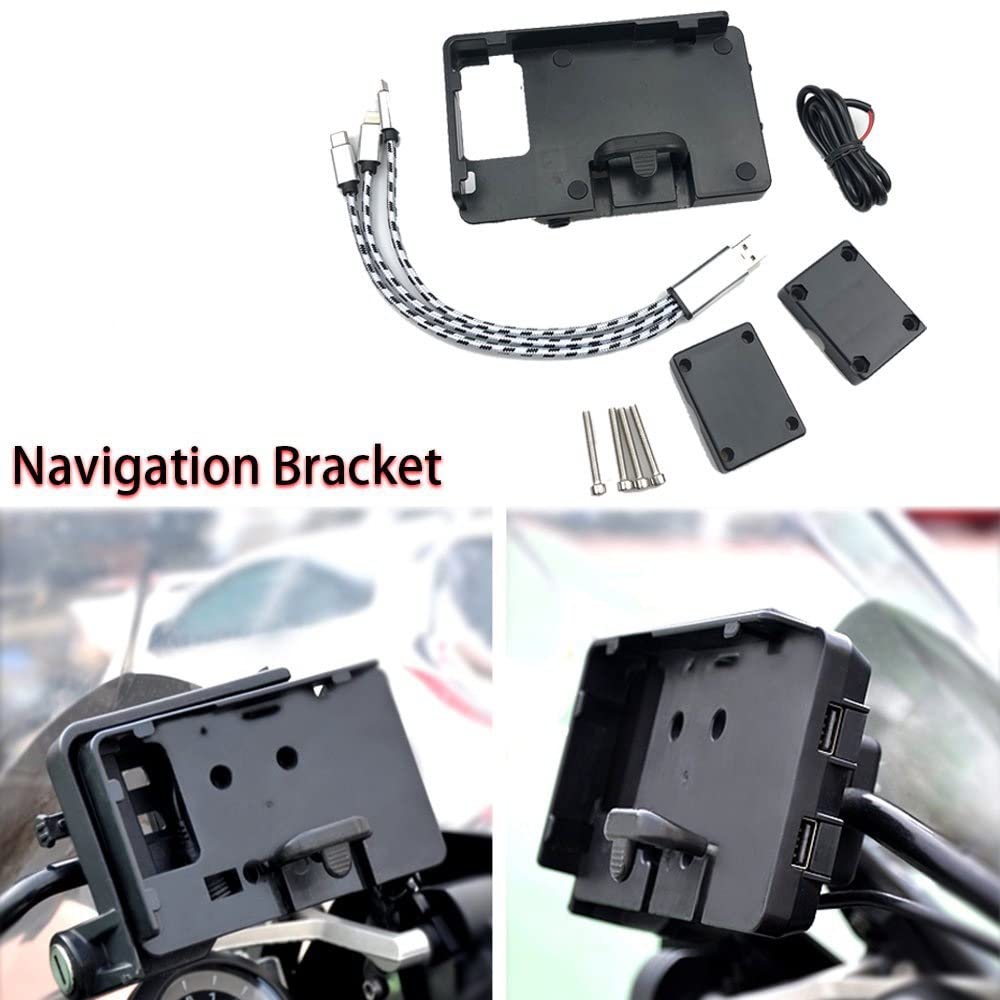 GPS Staffa Telefono Cellulare USB Staffa di Navigazione Moto per R1200GS Supporto di Ricarica USB Moto GPS Staffa Navigazione