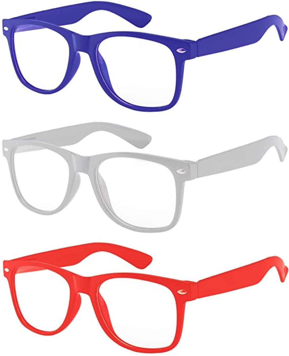 Occhiali Protettivi Per Bambini - 6 Paia, Lenti Trasparenti, Blocco UVB/UVA - Foto 4