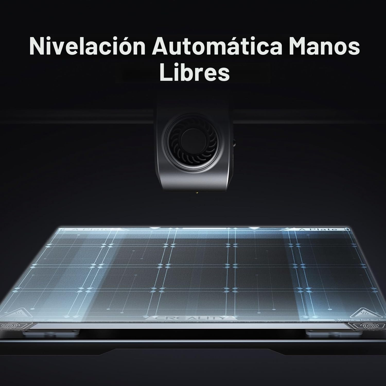 Creality K1 Impresora 3D 600mm/s Ultra Rápida Velocidad de Impresión, Impresora Inteligente con CPU Dual Core 1.2 GHz, Impresora 3D DIY LCD Auto Nivelación