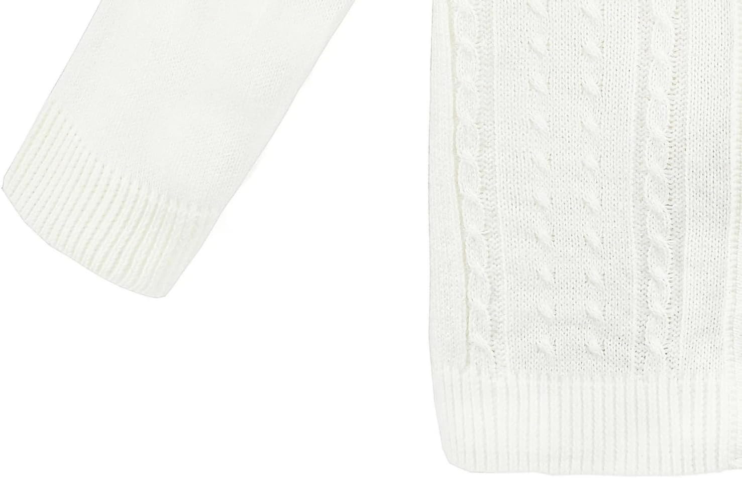 Lilax Baby Boy Cable-Knit Basic Knit Cardigan Sweater - Image 5