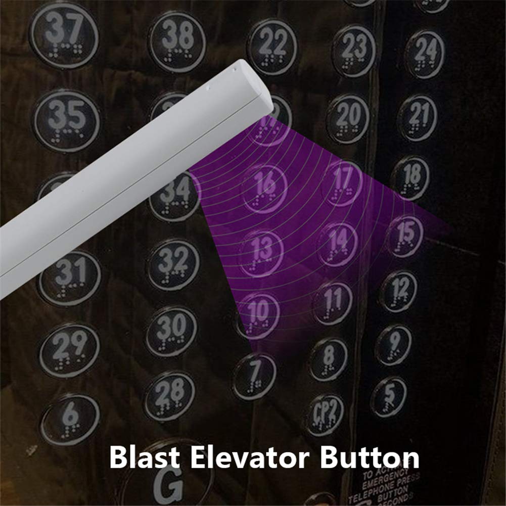 UV Esterilizador Lámpara, ultravioleta portátil de mano de la varita, filtro de luz UVC para el hogar admiten la ropa interior de bebé Chupete,Negro