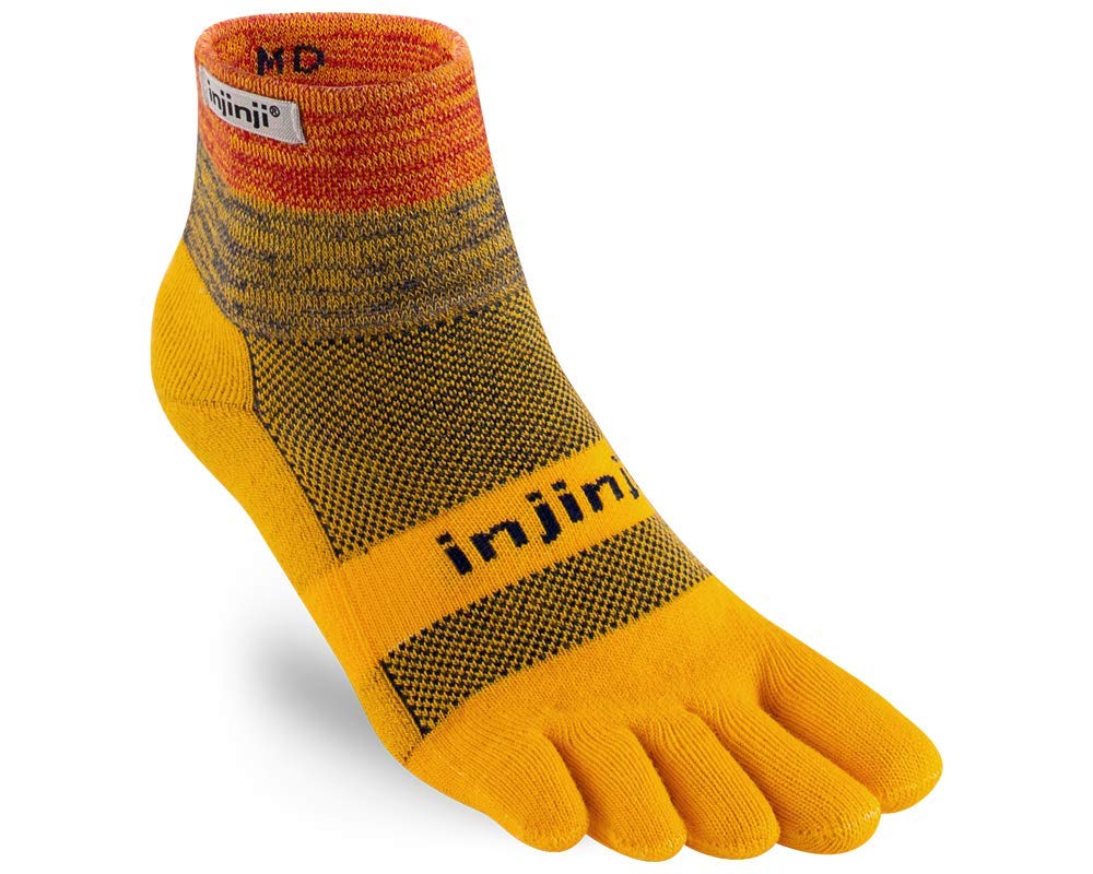 Injinji Men's Trail Midweight Mini Crew Toesocks