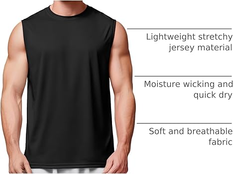 Amazon.com: Mens Sleeveless Workout Shirt - Quick Dry Loose Fit Amazon.com: Mens Sleeveless Workout Shirt - Quick Dry Loose Fit