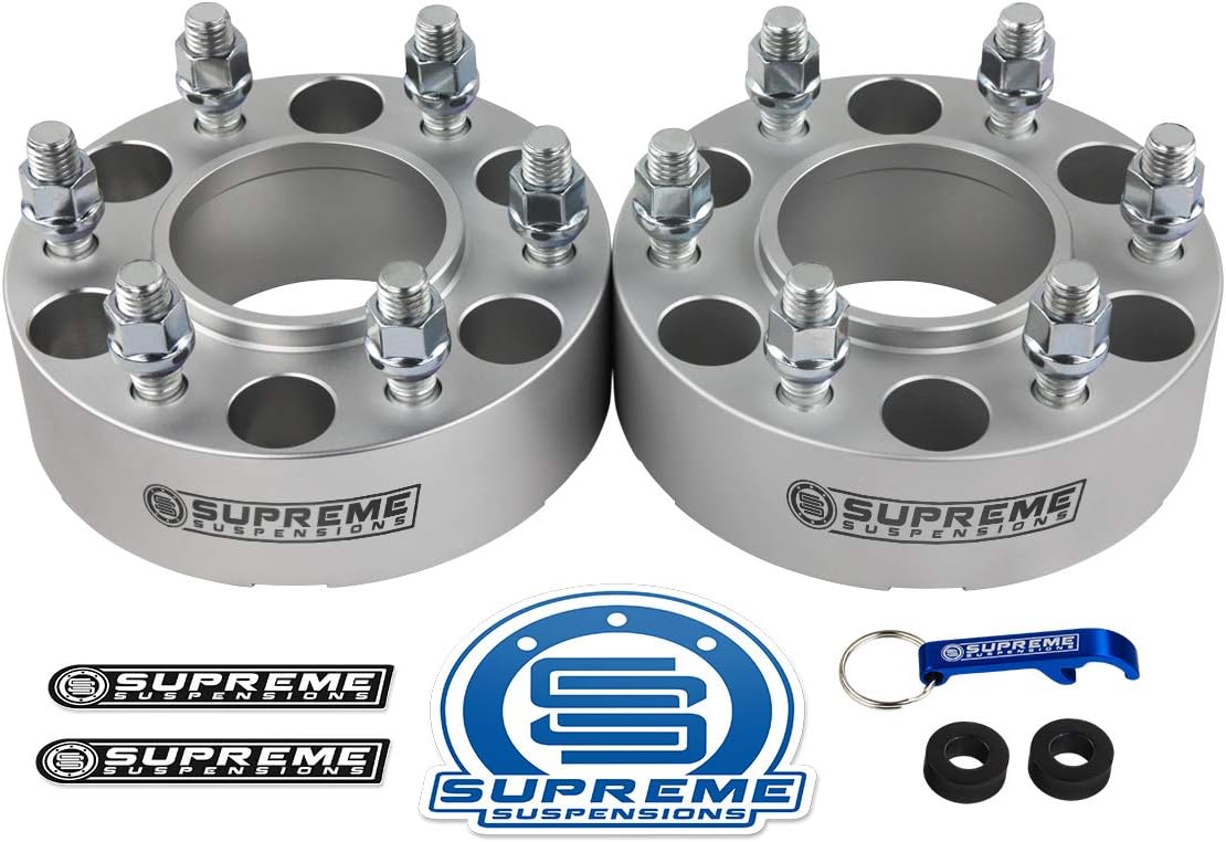 Supreme Suspensions 2pc 2" Hub Centric Wheel Spacers for 19881998 GMC K1500 4WD 6x5.5 (6x139