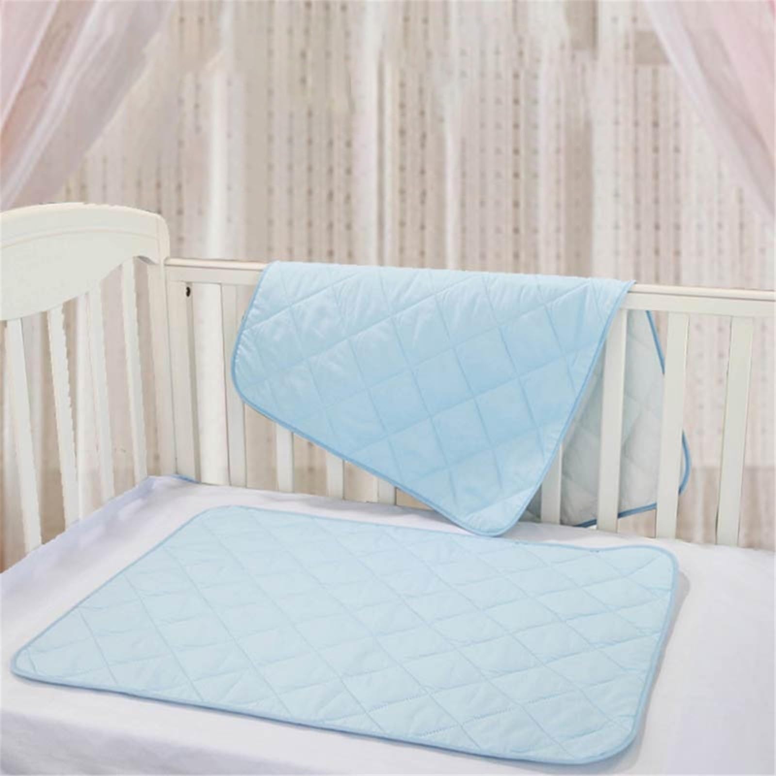 Traverse Letto Anziani Ospedale Allettati Paralizzato Paziente Lavabili Telo Impermeabile Letto A Prova di Perdite Riutilizzabili Imbottiture for Assorbenti for Pipì(Blu,100 * 150cm)