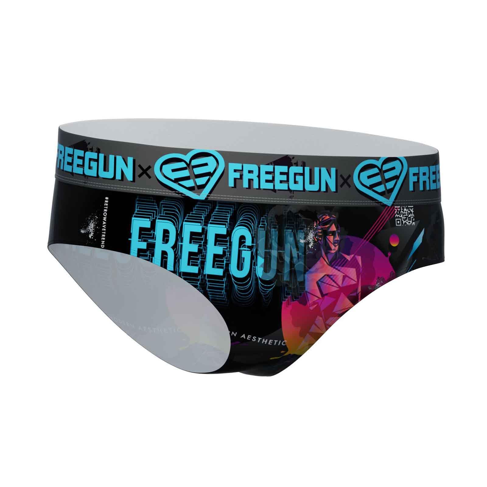 FREEGUN Lot de 4 Boxers Microfibre Femme