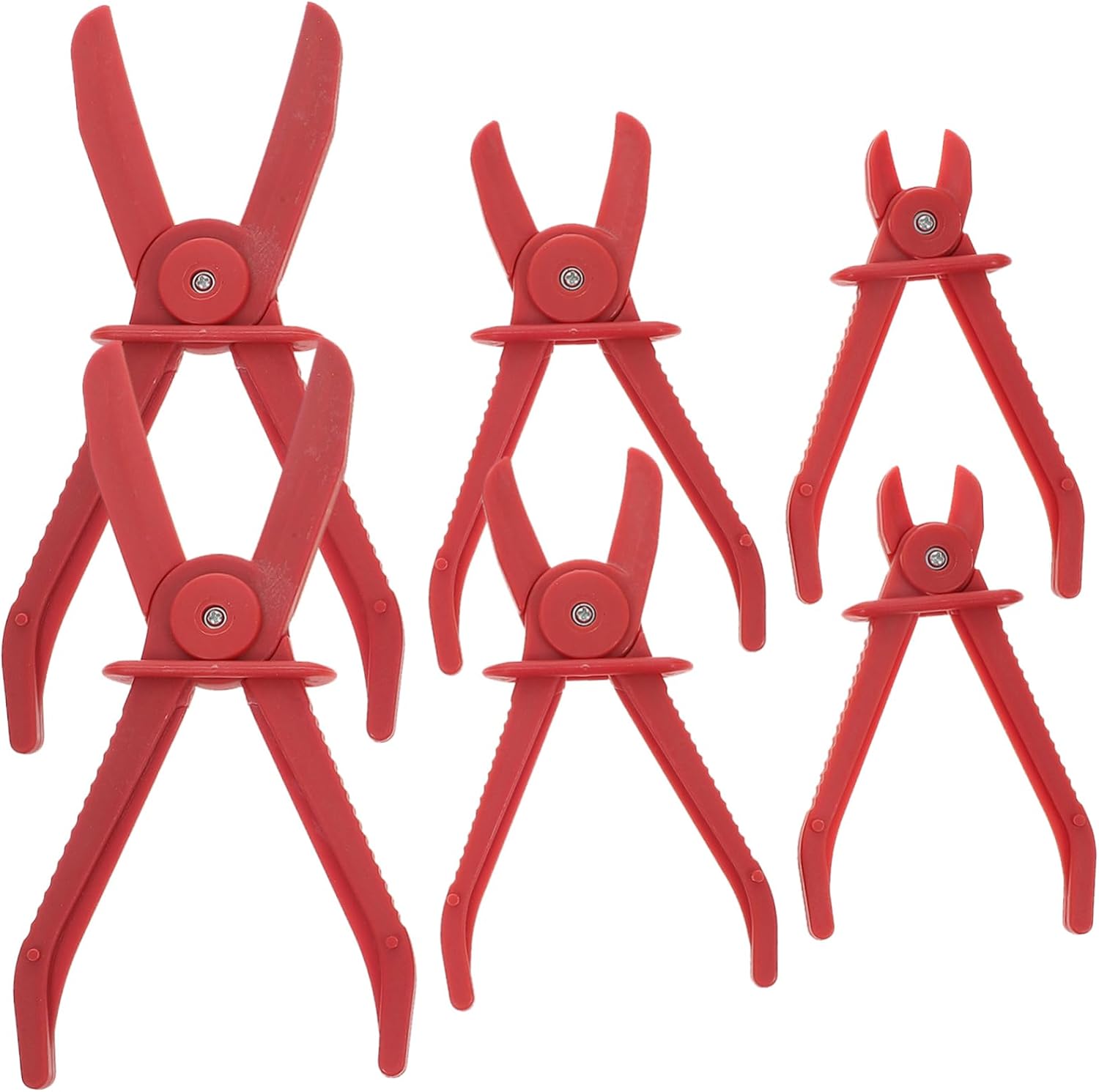 Zerodeko 6pcs Auto Tubing Sealing Pliers Fuel Line Clamp Pliers for Car Hose for Car Repair