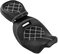 Vista 3 de Juego de asientos de conductor y pasajero de perfil bajo para Harley Touring Road King FLHR Street Glide FLHX 2009-2023