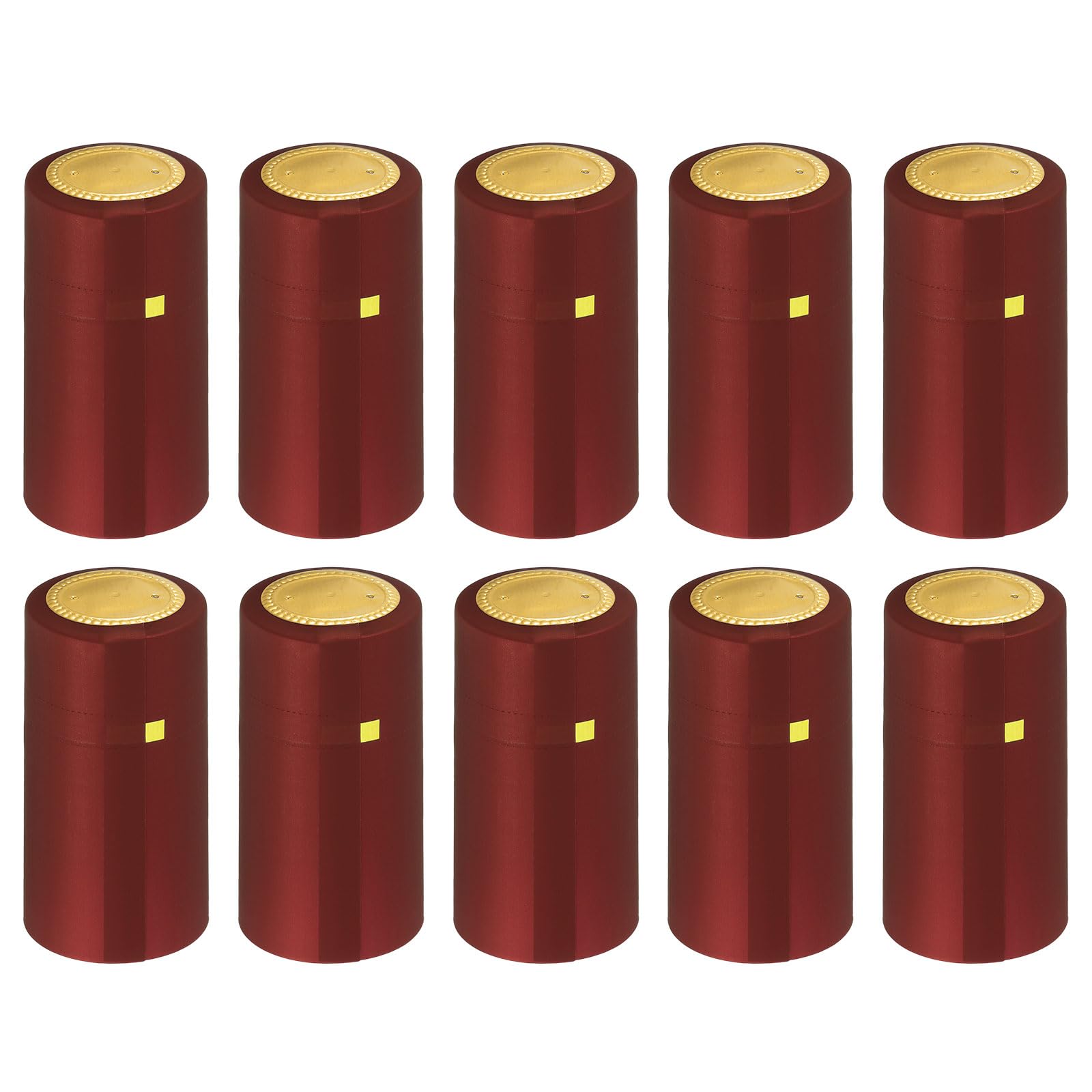 Cápsulas retráctiles para vino de 30 mm, fundas de PVC color borgoña para botellas