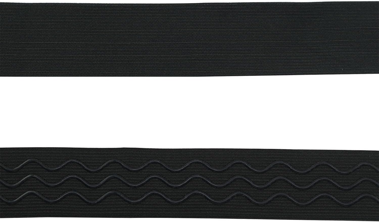 XGNG Size 12 Black Non-Slip Elastic Drip Tape Cocktail Wrap Rubber Bands Silicone Accessories