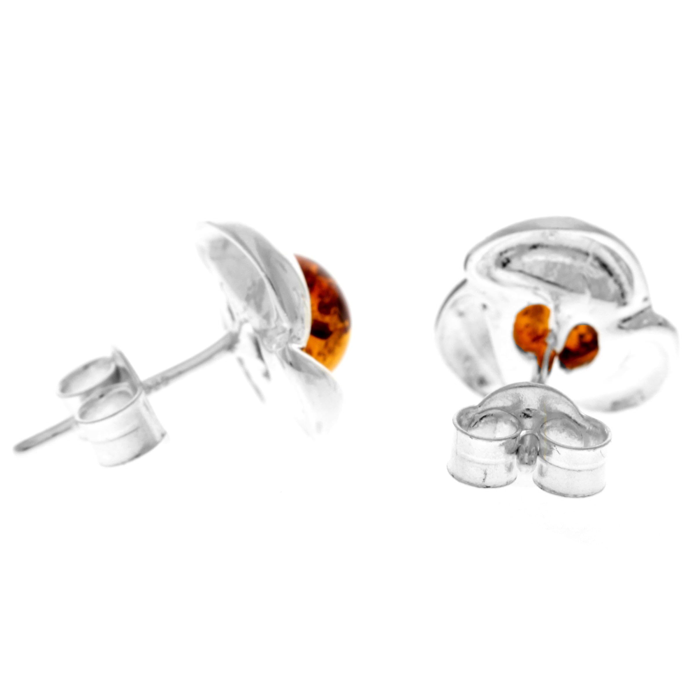 SilverAmber - Orecchini da donna in argento 925 e ambra - 5971, Ambra, Ambra