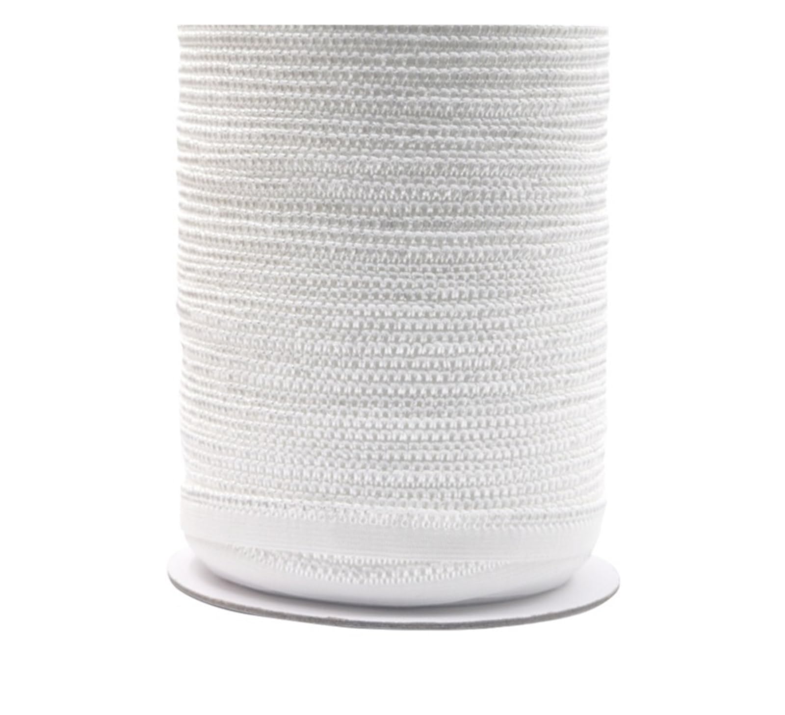 50, 100 yardas por rollo, 3/8 ", 10mm, borde de bucle Picot, adorno de encaje con volantes, banda elástica de LICRA, ropa interior, lencería, artesanía de costura(Bianco,100 Yards)