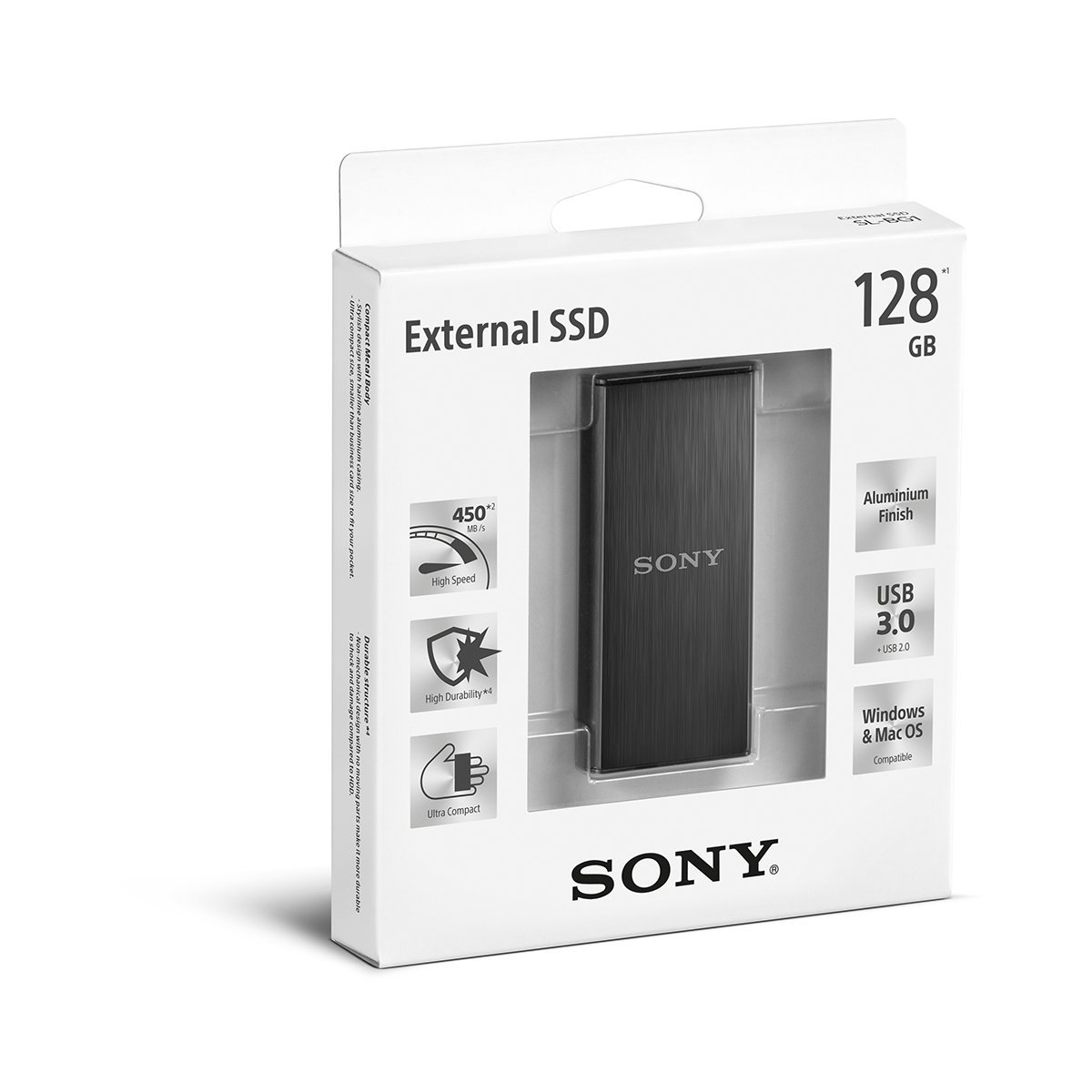 Sony 128GB External Solid State Hard Drive (Black) : Amazon.in